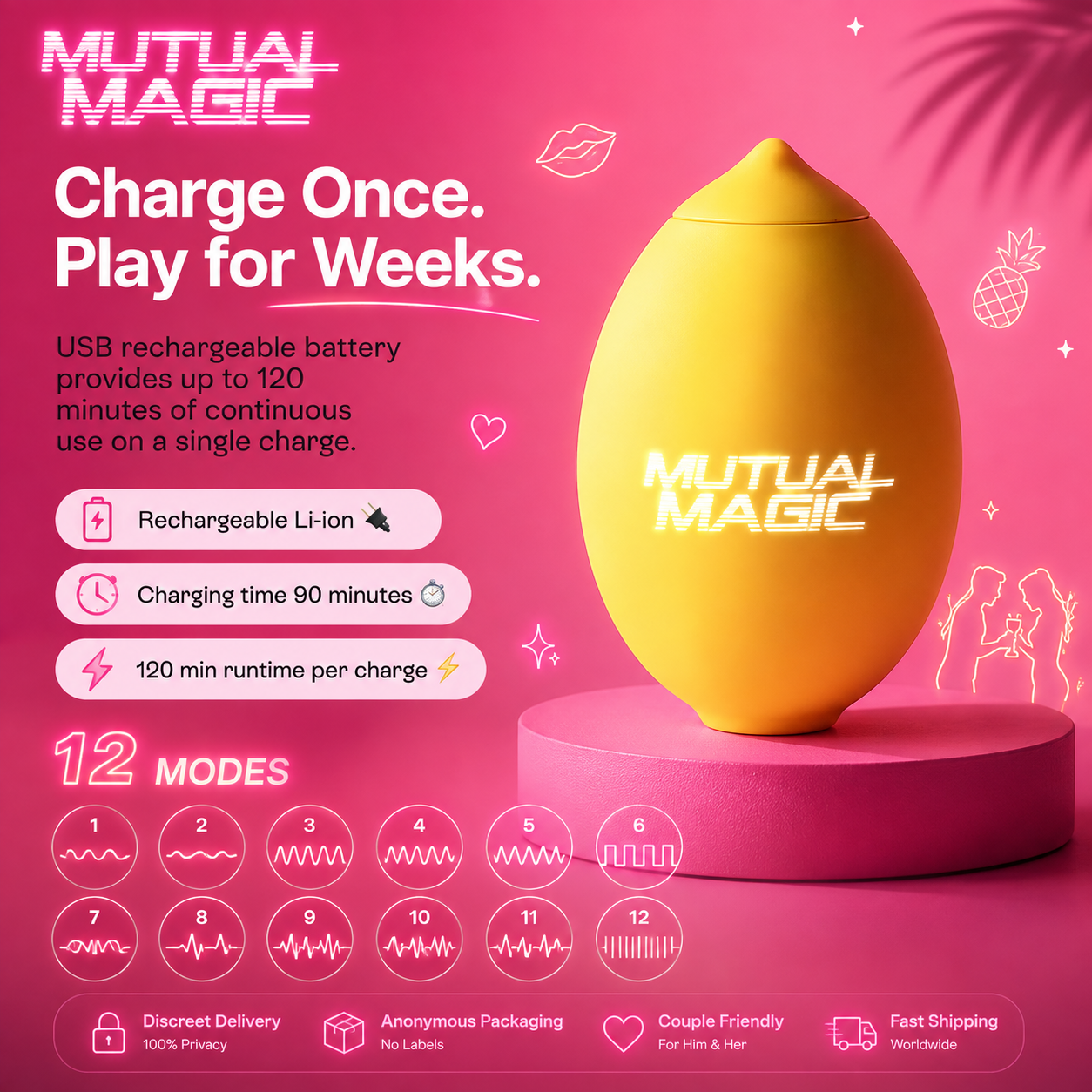 Lemon Boy™ | Premium Women's Wellness Massager